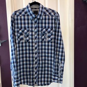 💥👕💥 7 Diamonds 💎 💎💎💎💎💎💎 Long Sleeve Multicolored Front Pockets Button